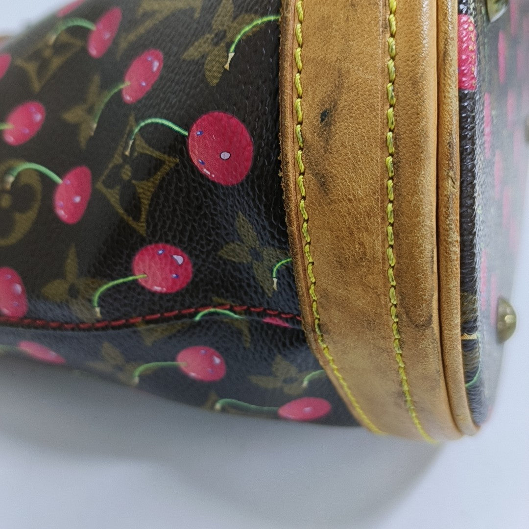 BUCKET PM Monogram Coated Canvas Brown
