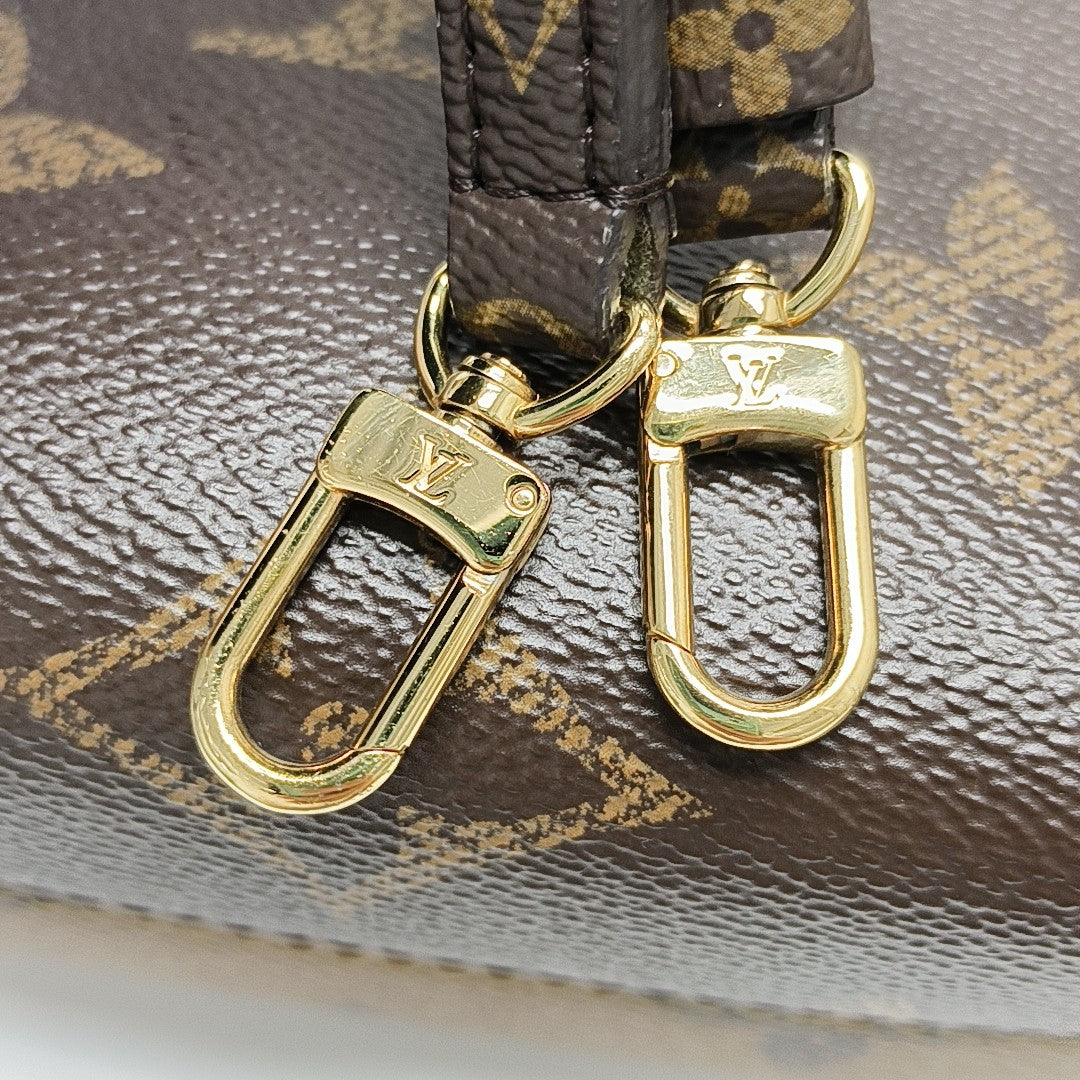 ONTHEGO BB Monogram Coated Canvas Brown