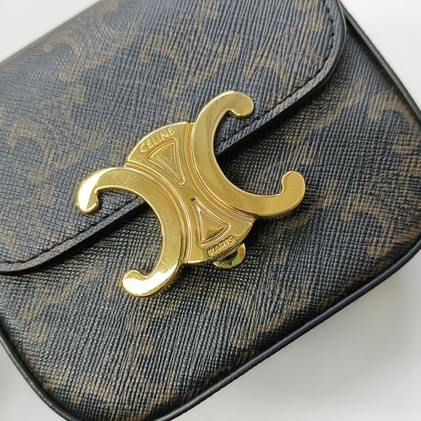 TRIOMPHE Mini Coated Canvas Black