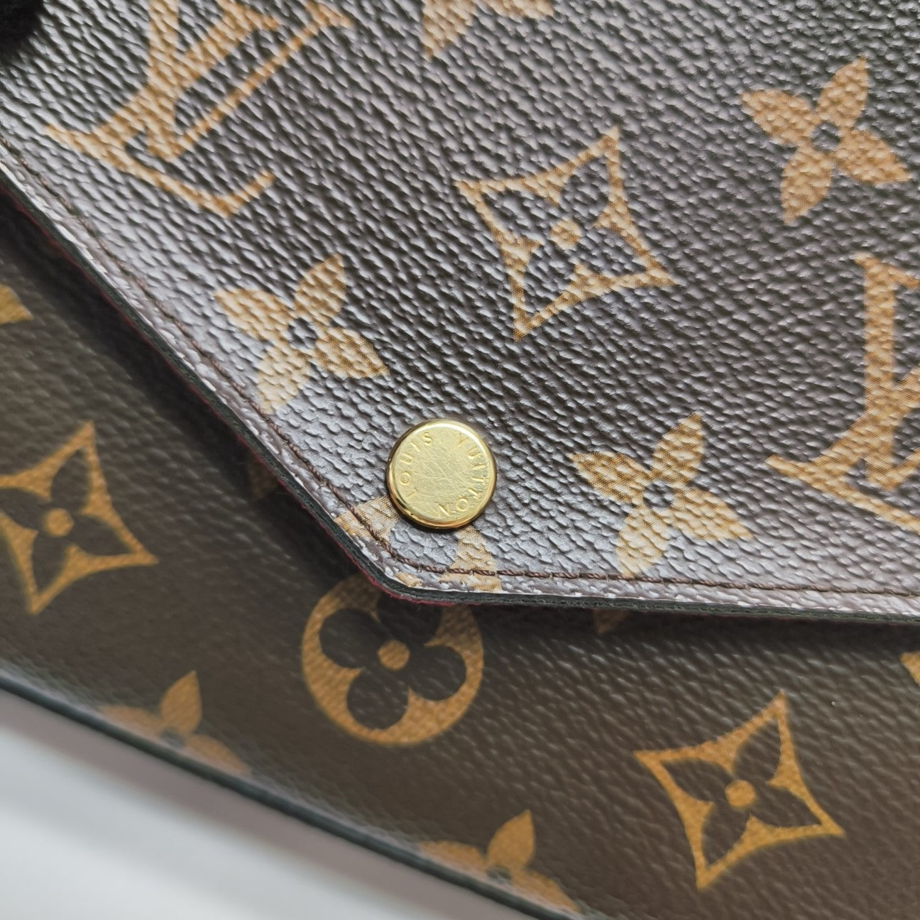FÉLICIE Monogram Coated Canvas Brown