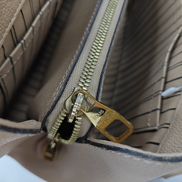 MONTAIGNE Monogram Calfskin Beige