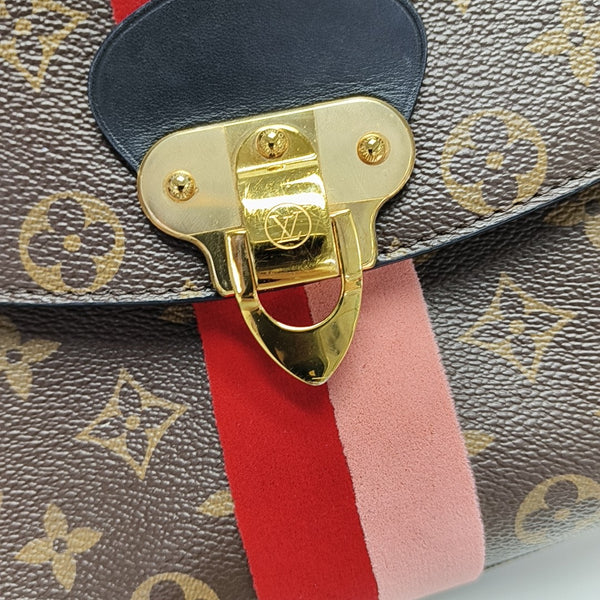 GEORGES BB Monogram Coated Canvas Brown