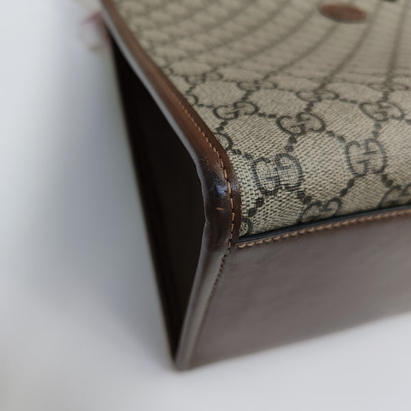 Retro Medium Monogram Coated Canvas Black