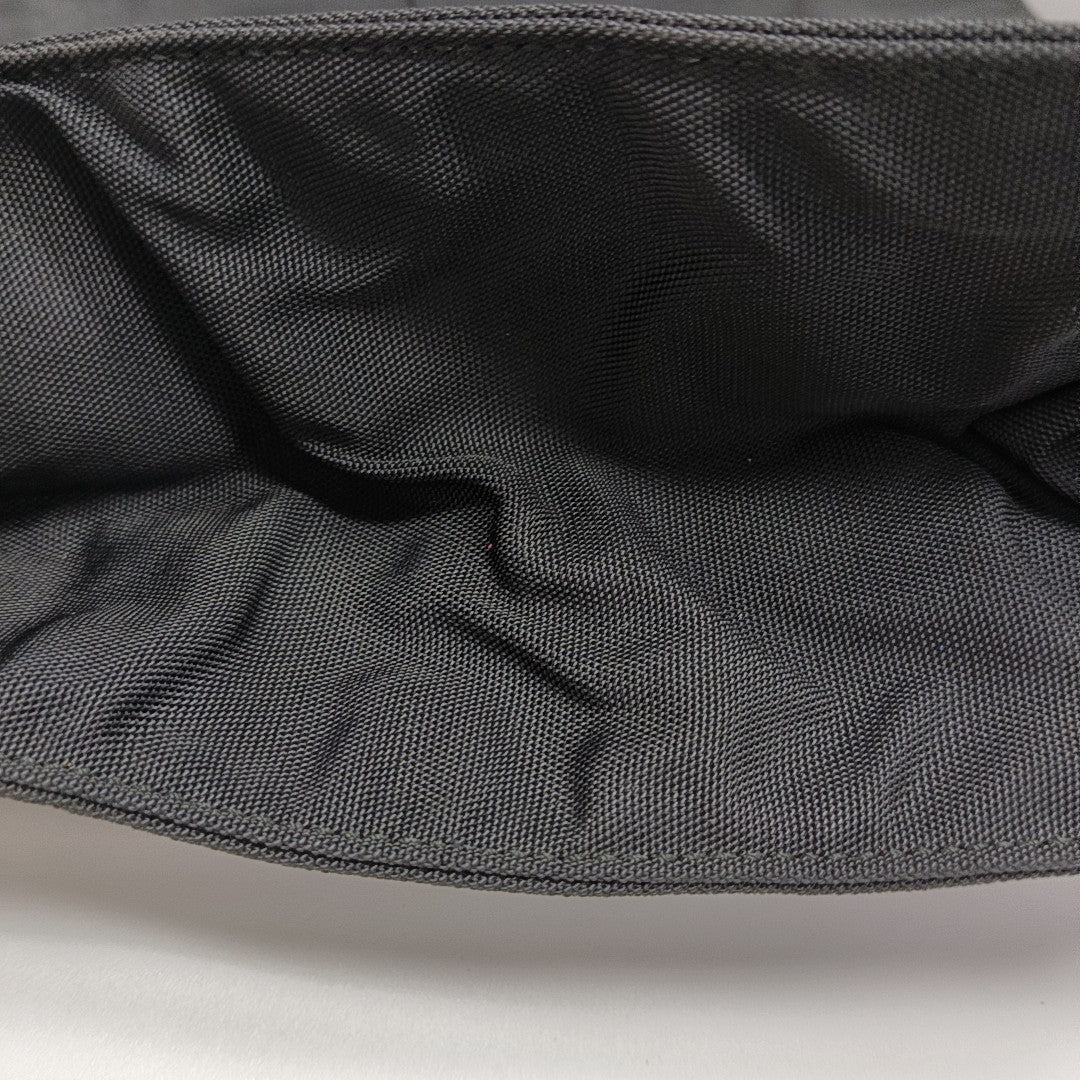 Fabric Shoulder Bag Black