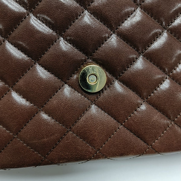 Quilted Calfskin Brown