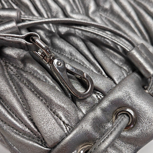 Matelassé Quilted Lambskin Silver