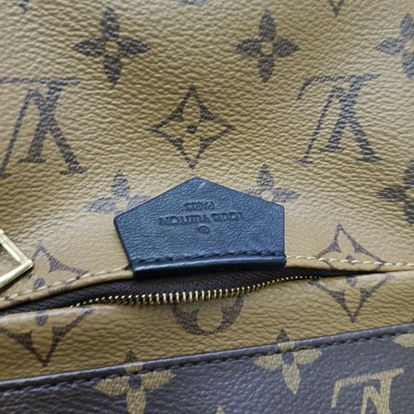 PALM SPRINGS PM Monogram Coated Canvas Brown