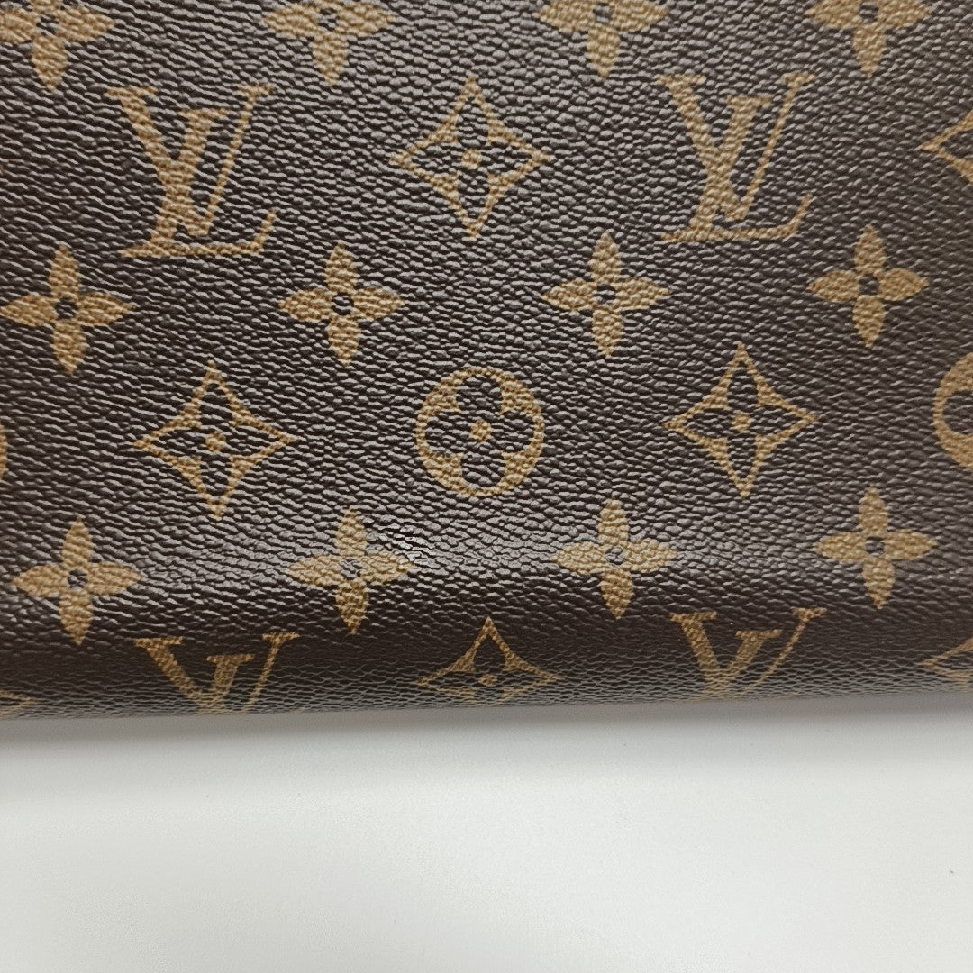 FÉLICIE Monogram Coated Canvas Brown