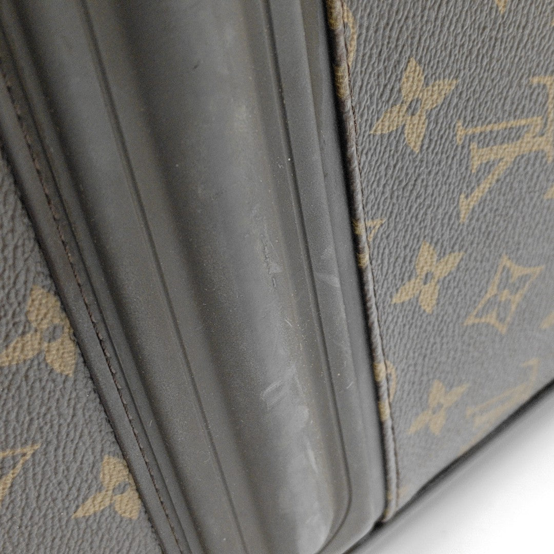 Monogram Coated Canvas Luggage Brown