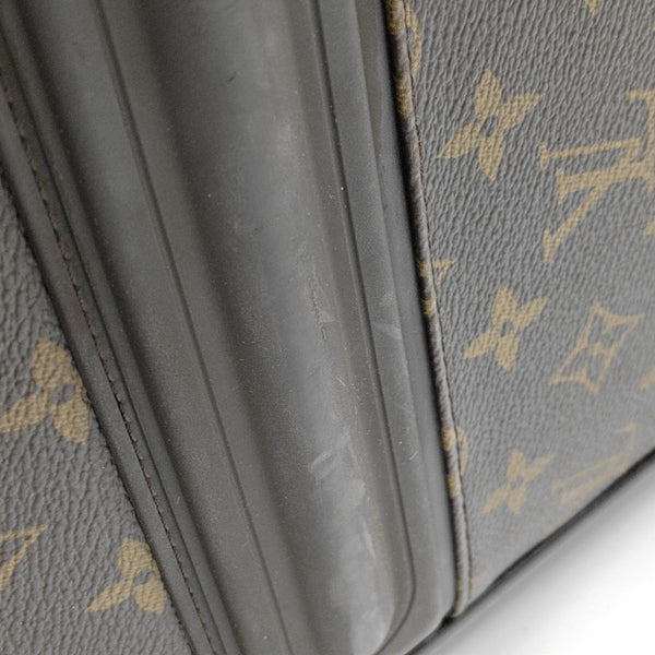 Monogram Coated Canvas Luggage Brown