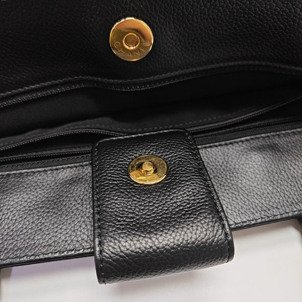 CERF Extra Large Grained Calfskin Black