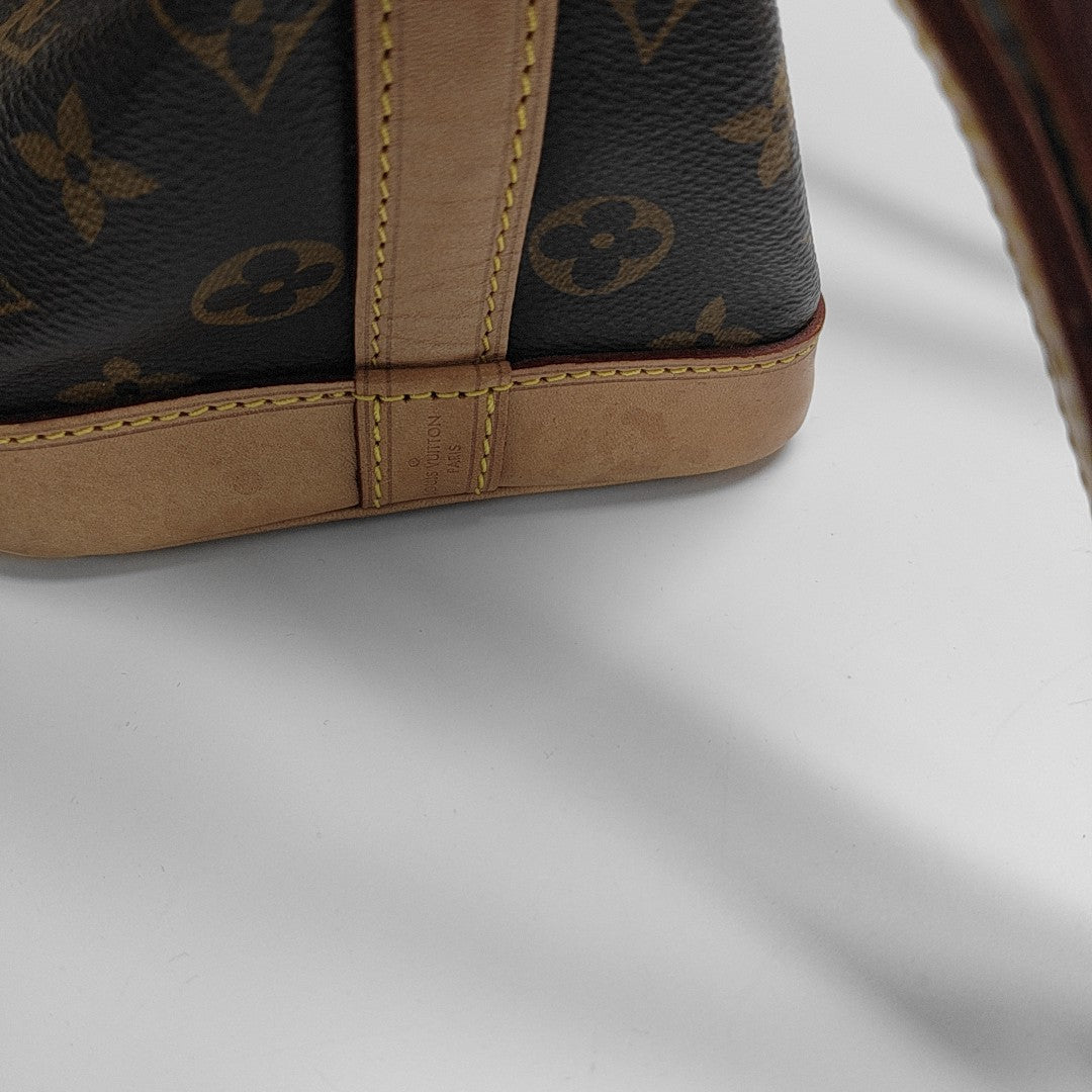 NOÉ BB Monogram Coated Canvas Brown