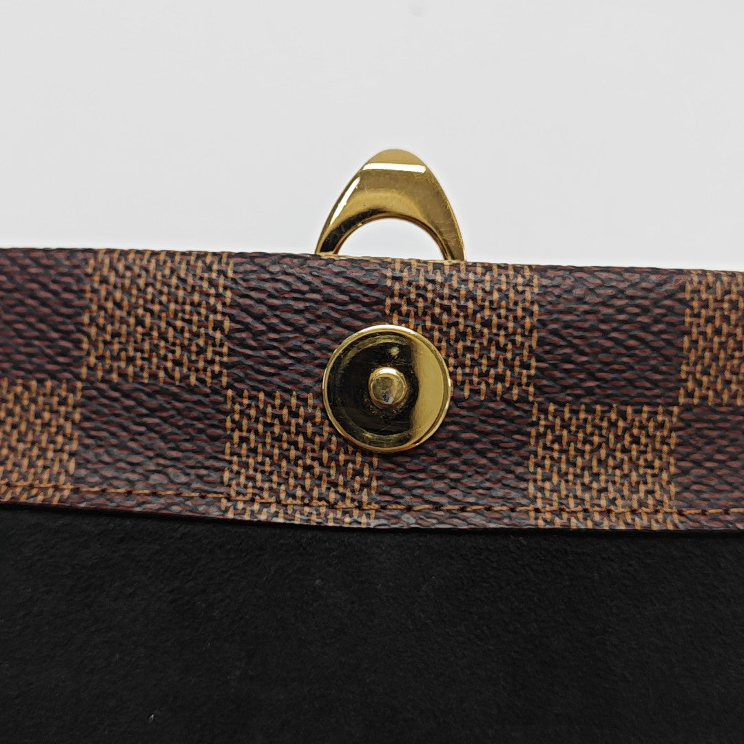 VAVIN Damier Ebene Coated Canvas Brown