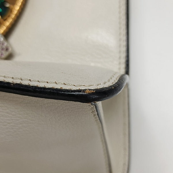 Miu Lady Calfskin White