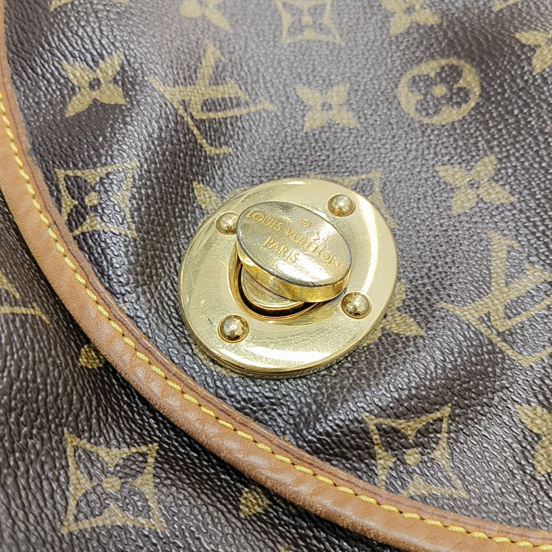 TULUM GM Monogram Coated Canvas Brown