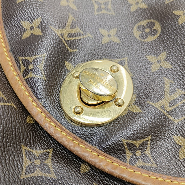 TULUM GM Monogram Coated Canvas Brown