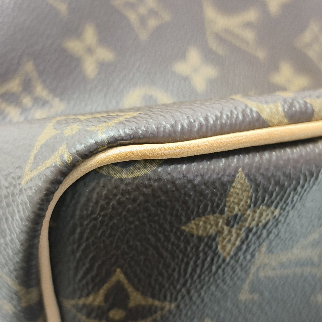 SPEEDY 25 Monogram Coated Canvas Brown