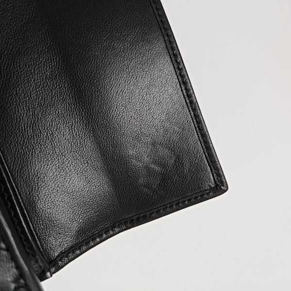Olimpia Calfskin Black Wallet