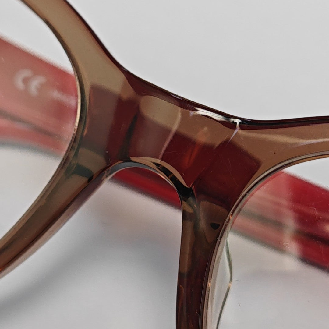 Synthetic Eyeglasses Brown