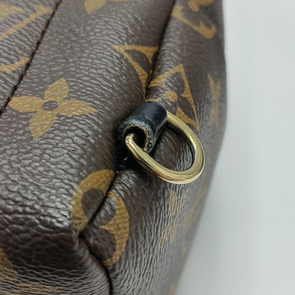 PALM SPRINGS Mini Monogram Coated Canvas Brown