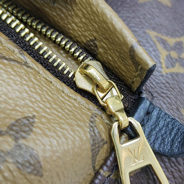 PALM SPRINGS PM Monogram Coated Canvas Brown