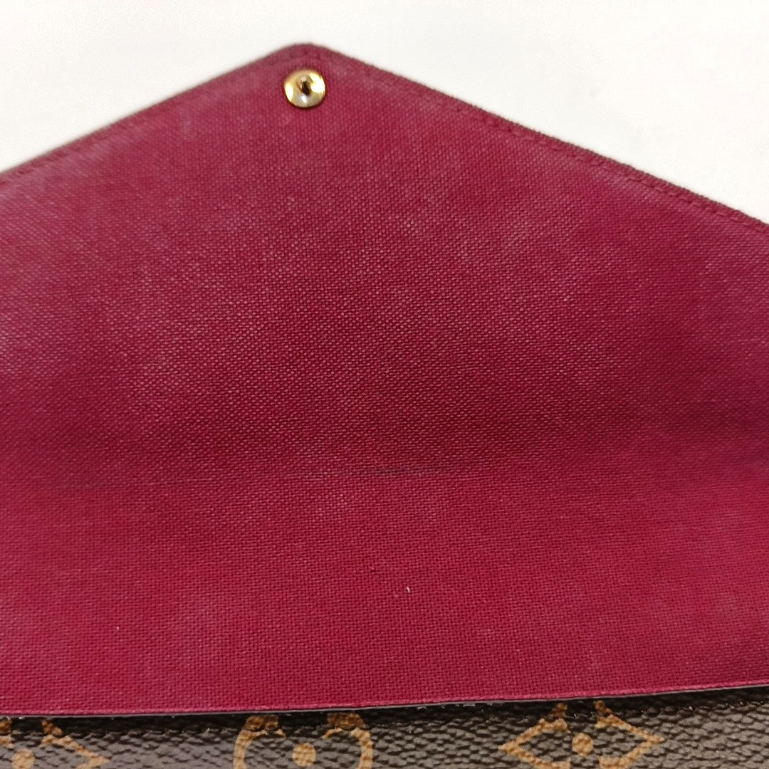FÉLICIE Monogram Coated Canvas Brown