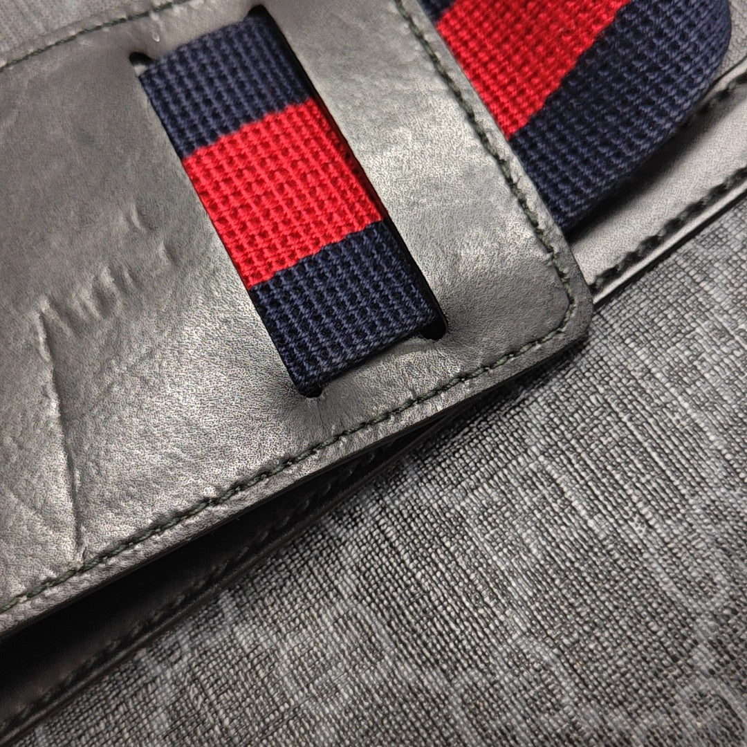 Nightcourrier Monogram Coated Canvas Black