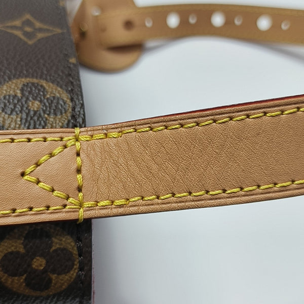 ALL IN Monogram Coated Canvas Brown
