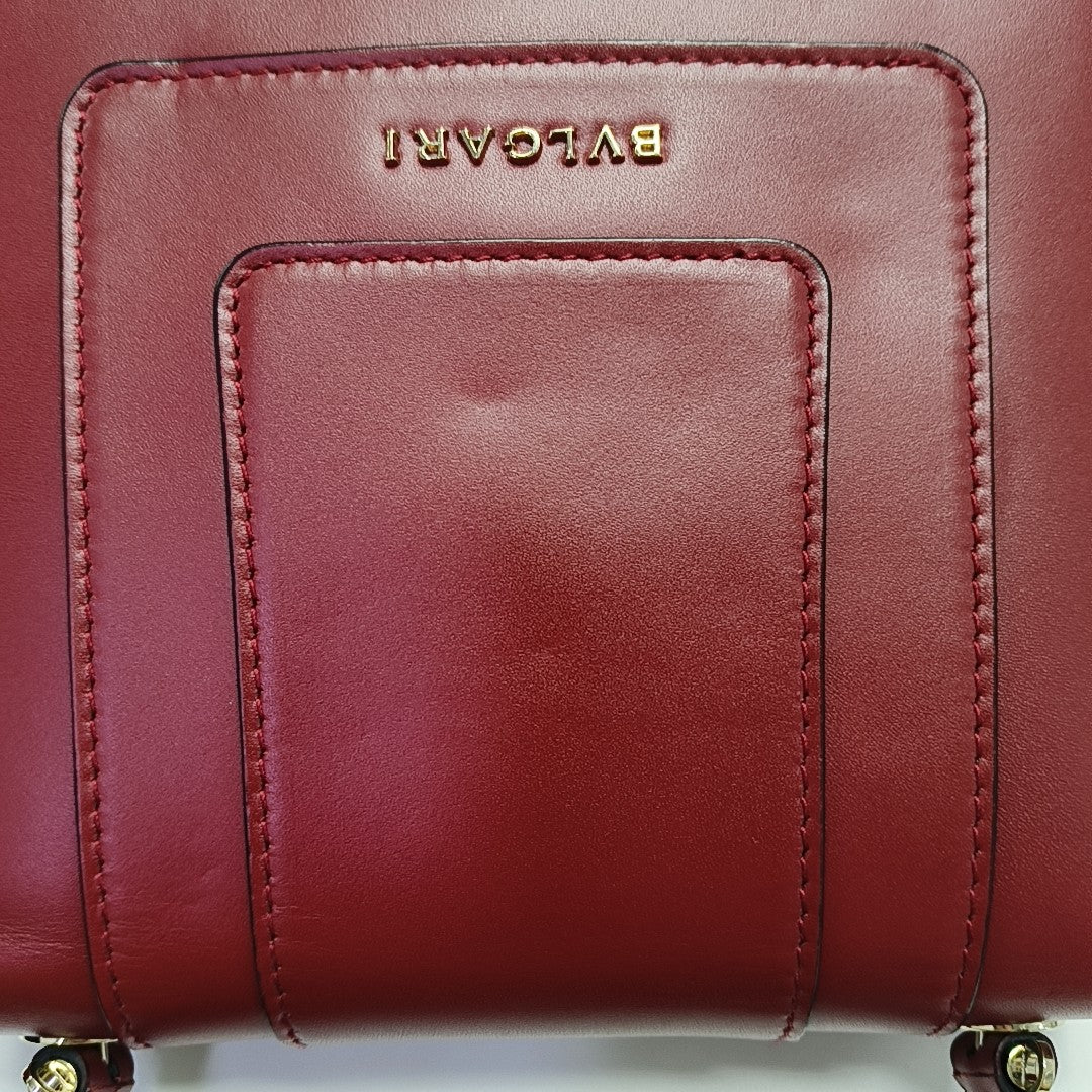 SERPENTI FOREVER Small Quilted Calfskin Red