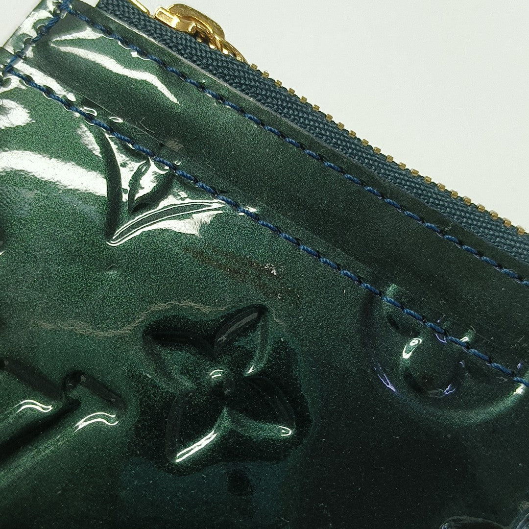 Patent Leather Coin Purse Green