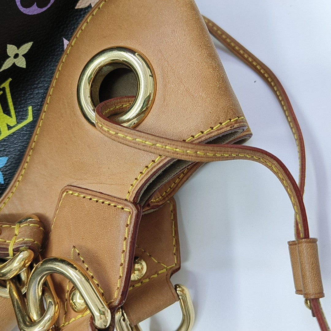 LV × TM URSULA Monogram Coated Canvas Black