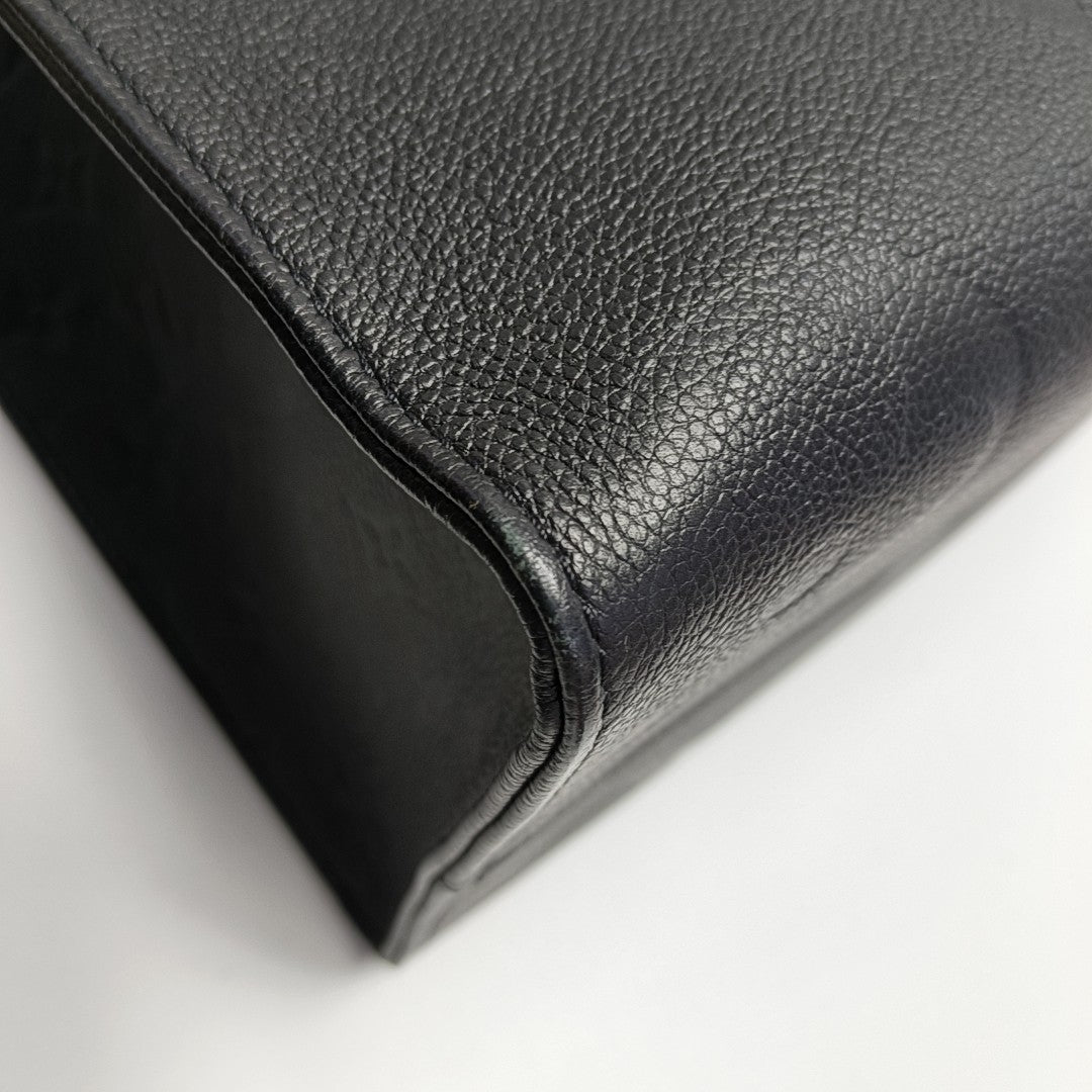 ONTHEGO MM Monogram Calfskin Black