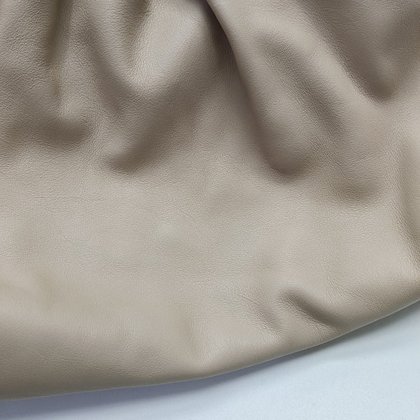 The Pouch Large Calfskin Beige