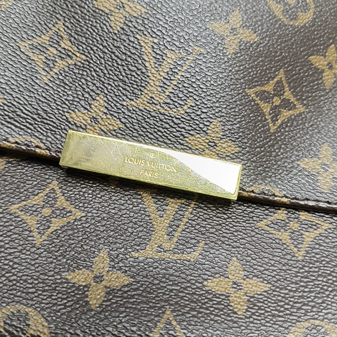 FAVORITE MM Monogram Coated Canvas Brown