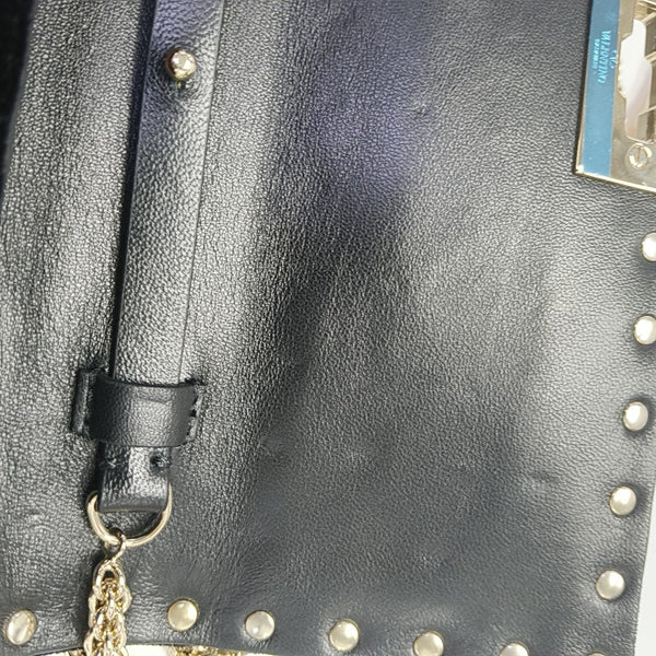 Spike Up Quilted Velvet Black