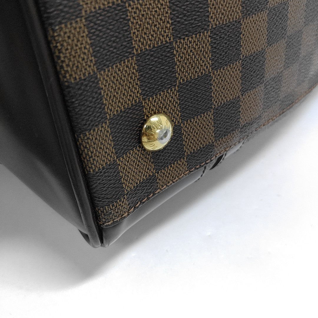 BERKELEY Damier Ebene Coated Canvas Brown