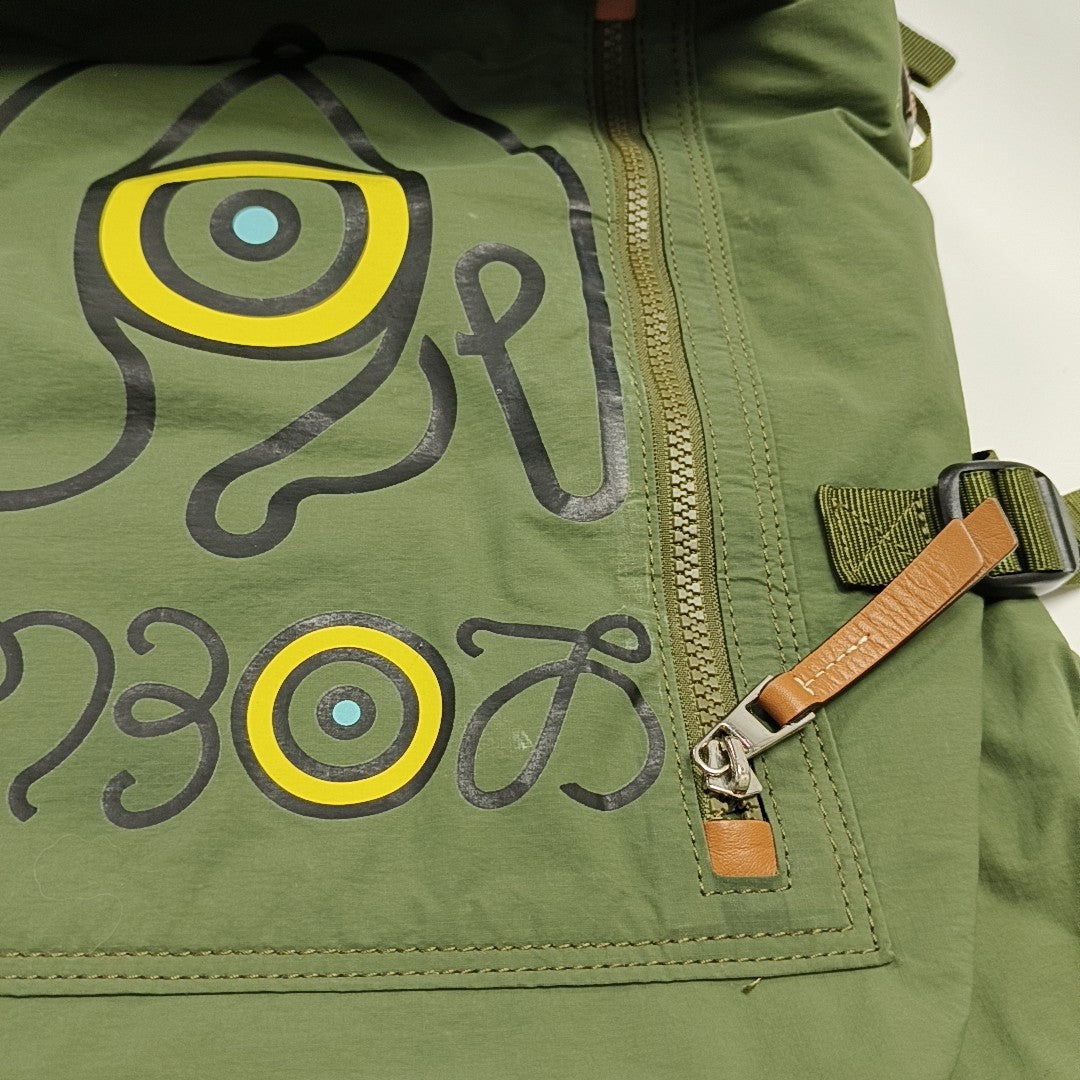 Nylon Backpack Large Green
