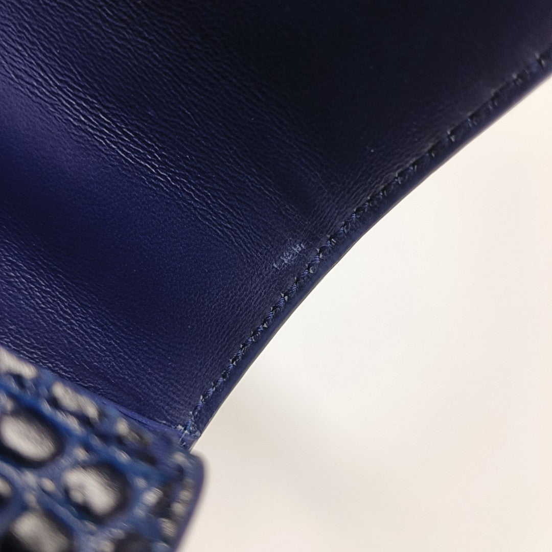 Hourglass S Calfskin Blue