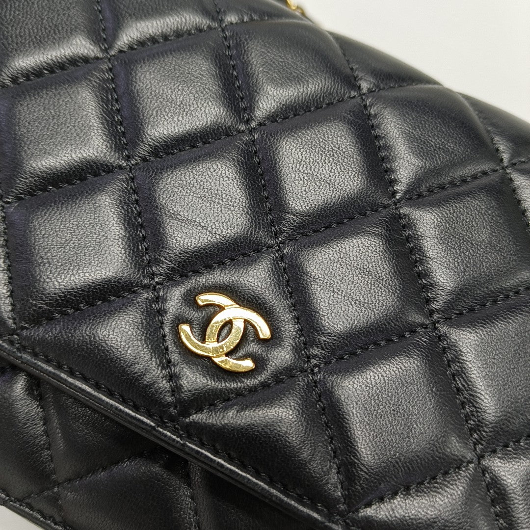 WOC Mini Lambskin Black