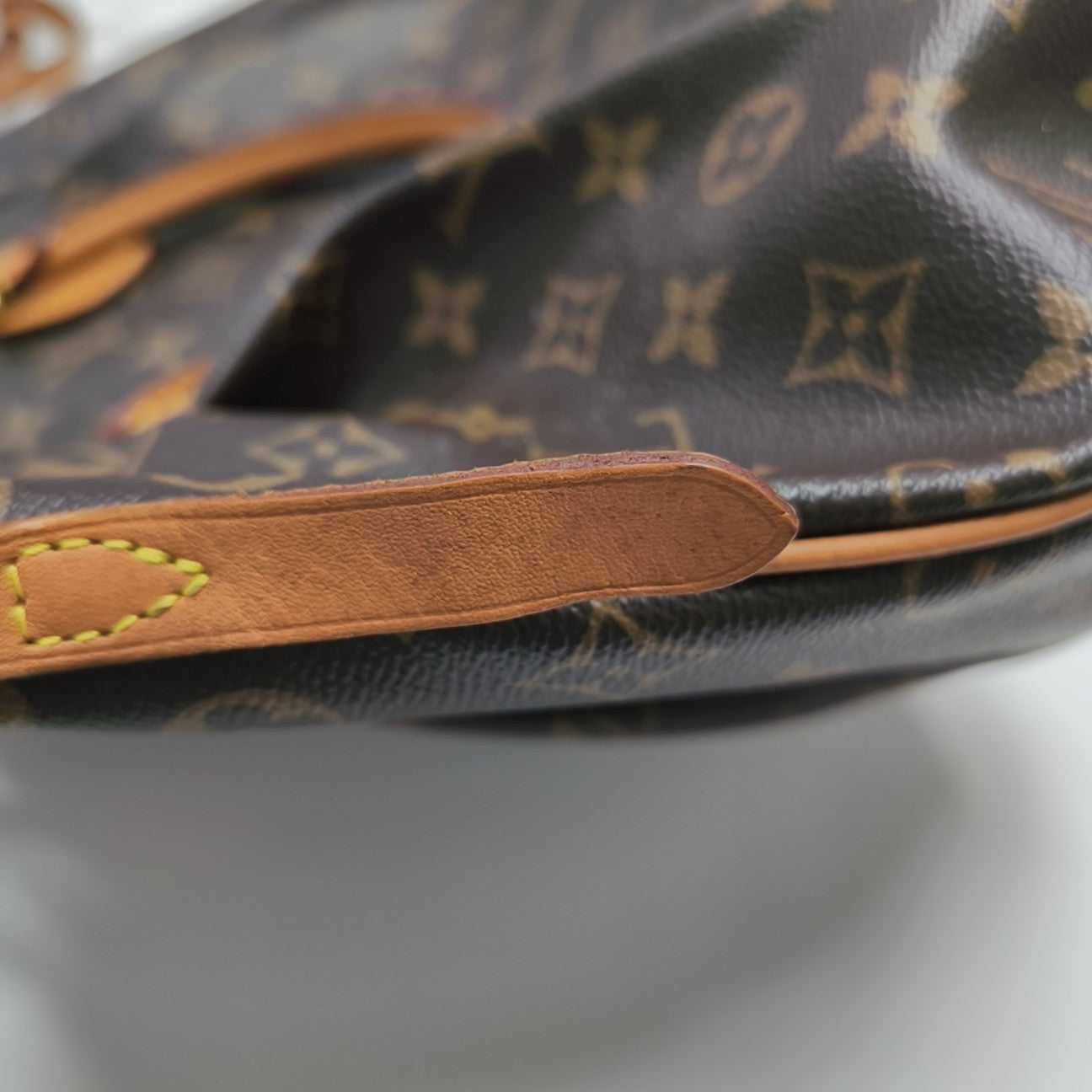 TURENNE MM Monogram Coated Canvas Brown