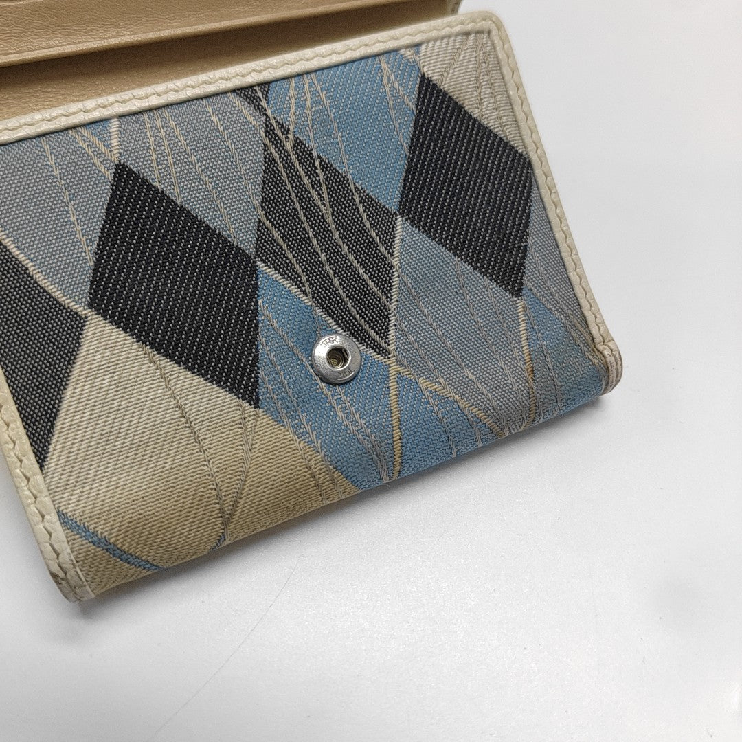 Fabric Wallet Blue