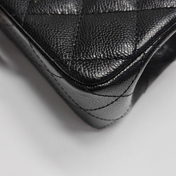 COCO HANDLE Mini Quilted Grained Calfskin Black