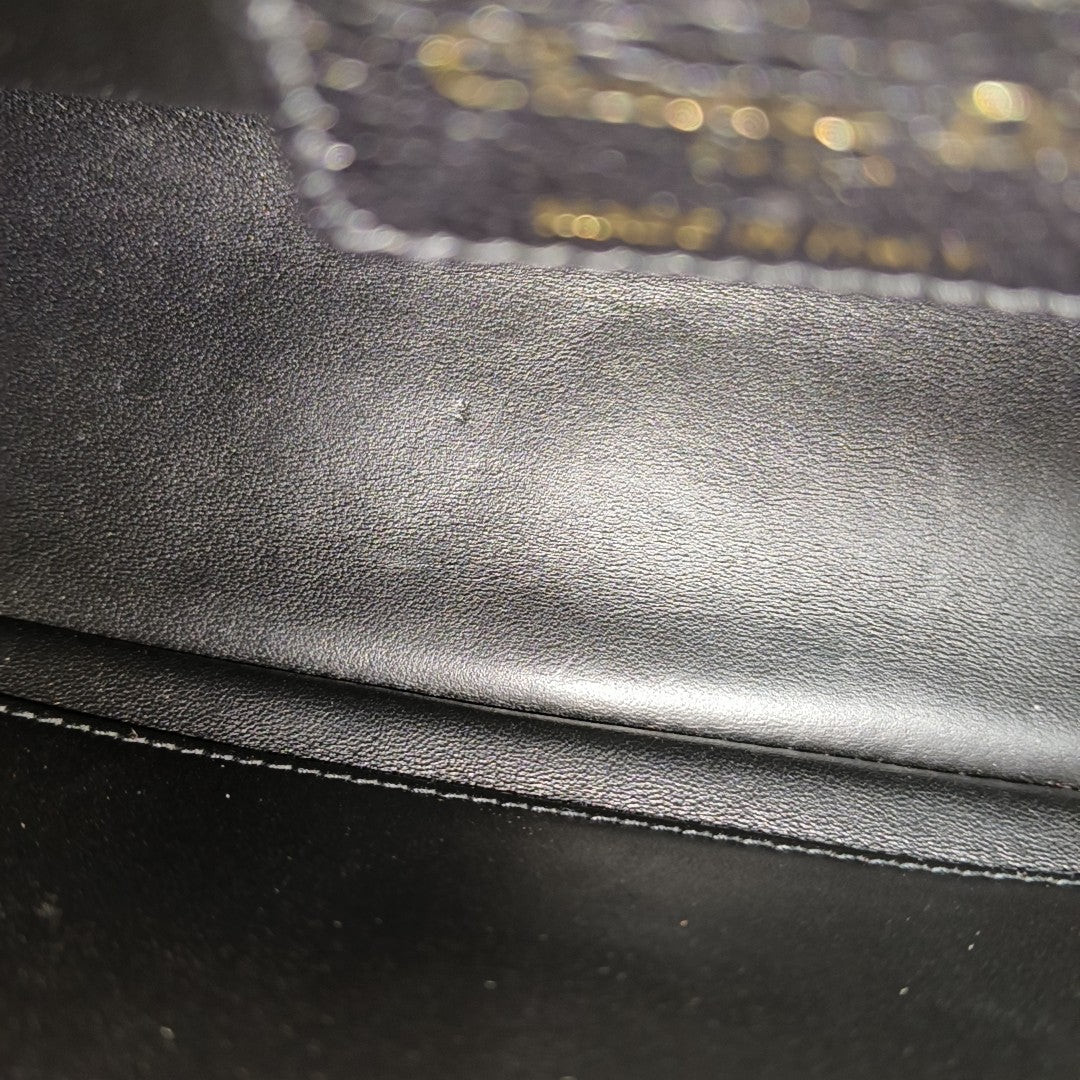 Dior Caro Medium Cannage Calfskin Black