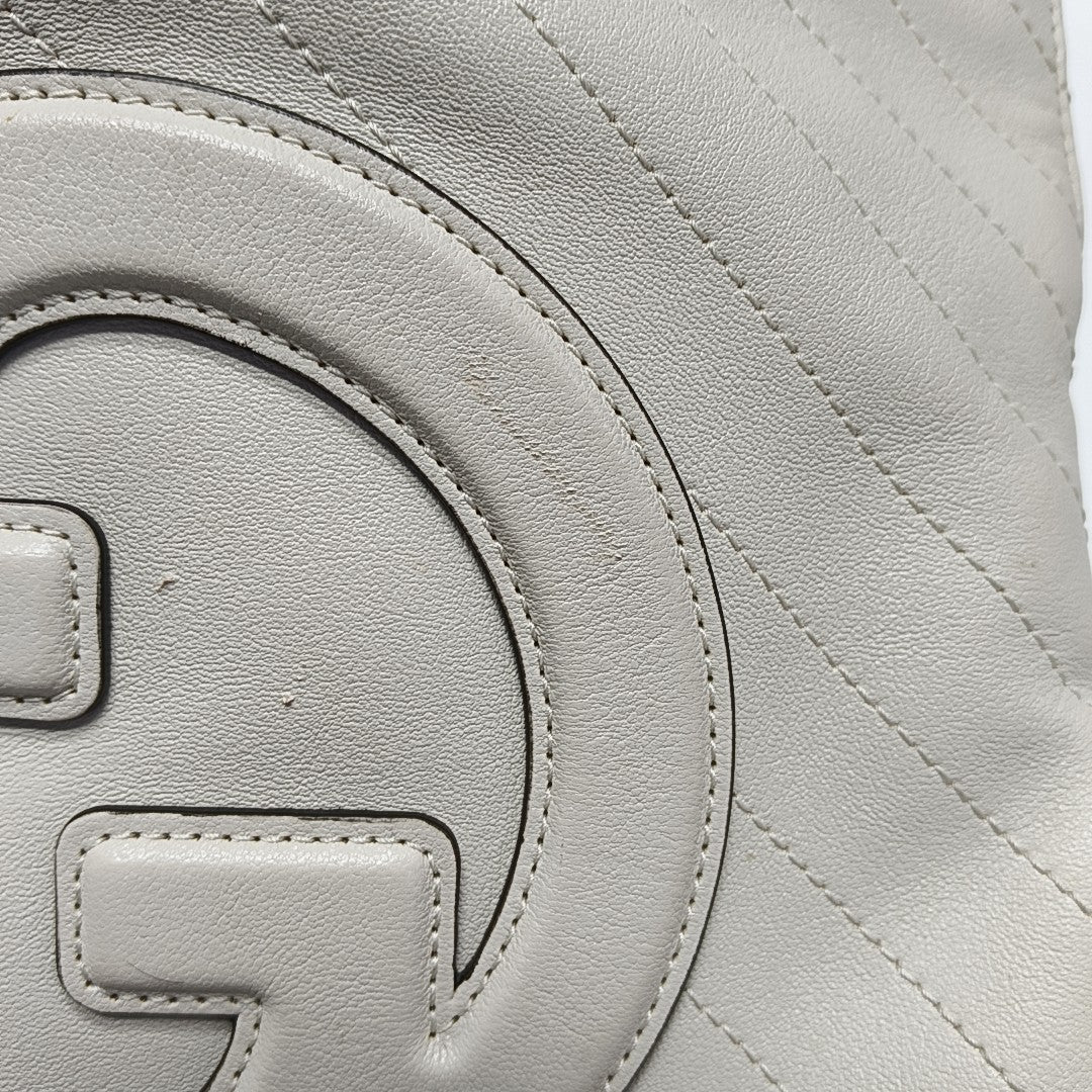 Quilted Calfskin White