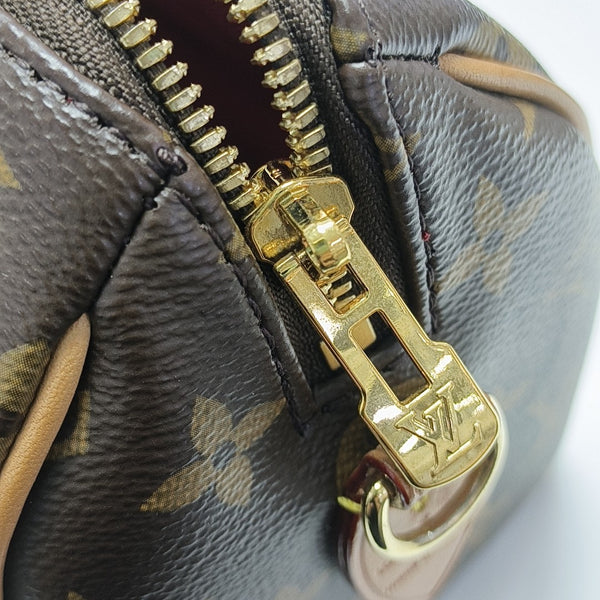 SPEEDY 20 Monogram Coated Canvas Brown