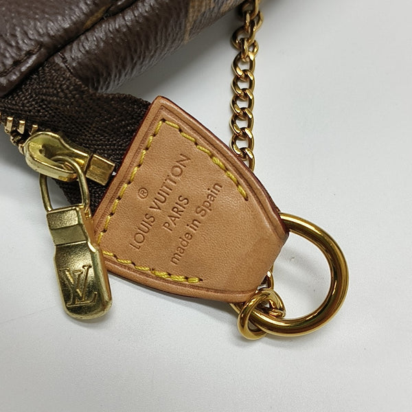 ACCESSOIRES Mini Monogram Coated Canvas Brown