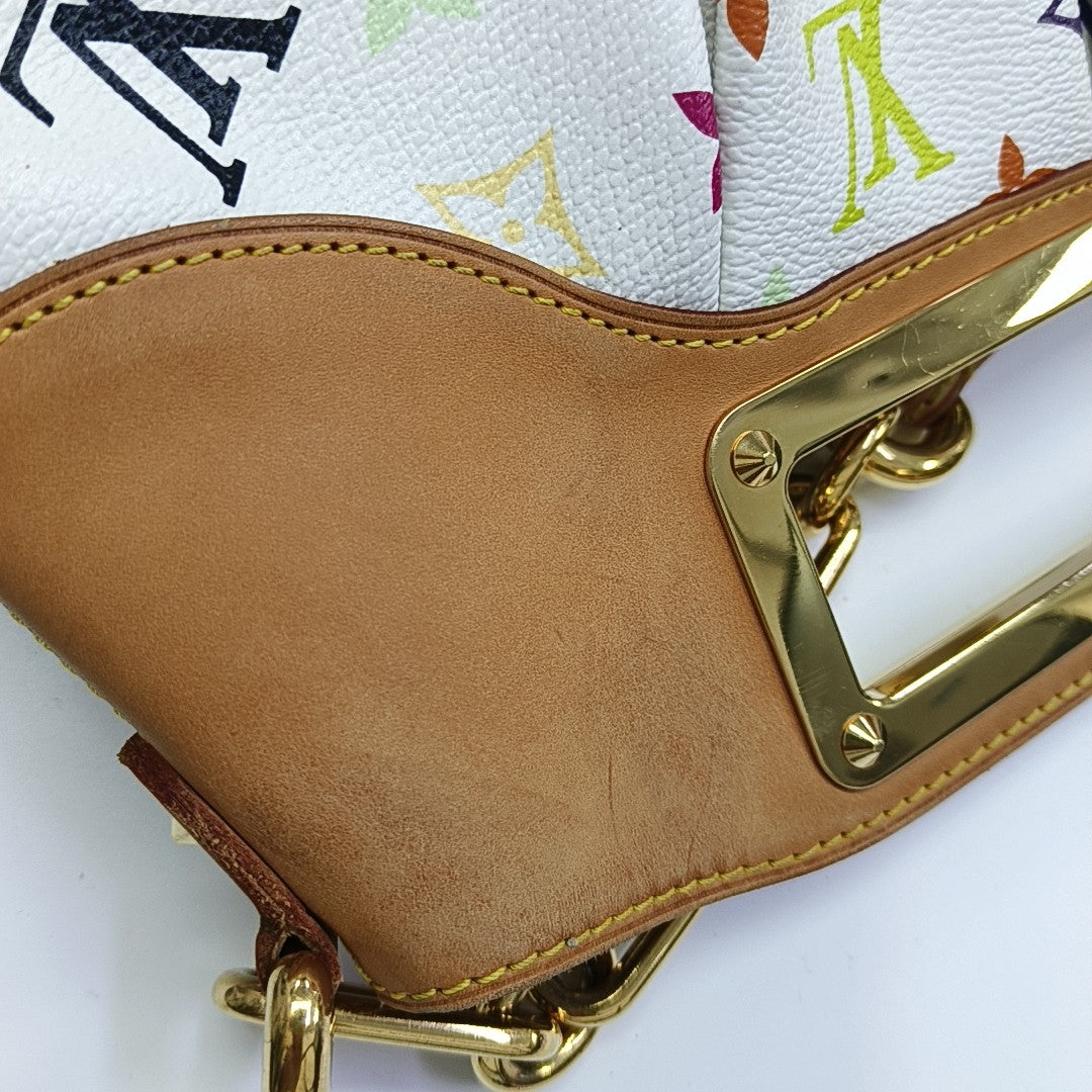 LV × TM JUDY PM Monogram Coated Canvas White