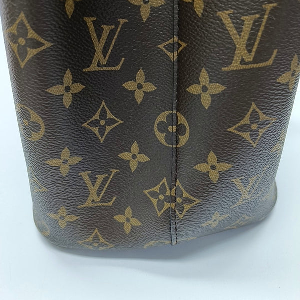 NÉONOÉ MM Monogram Coated Canvas Brown