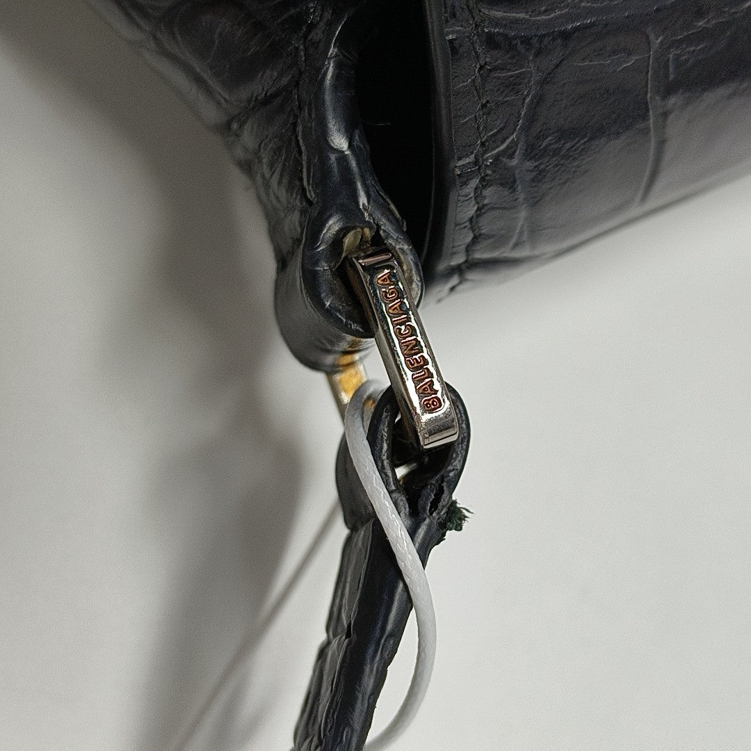 Calfskin Shoulder Bag Black