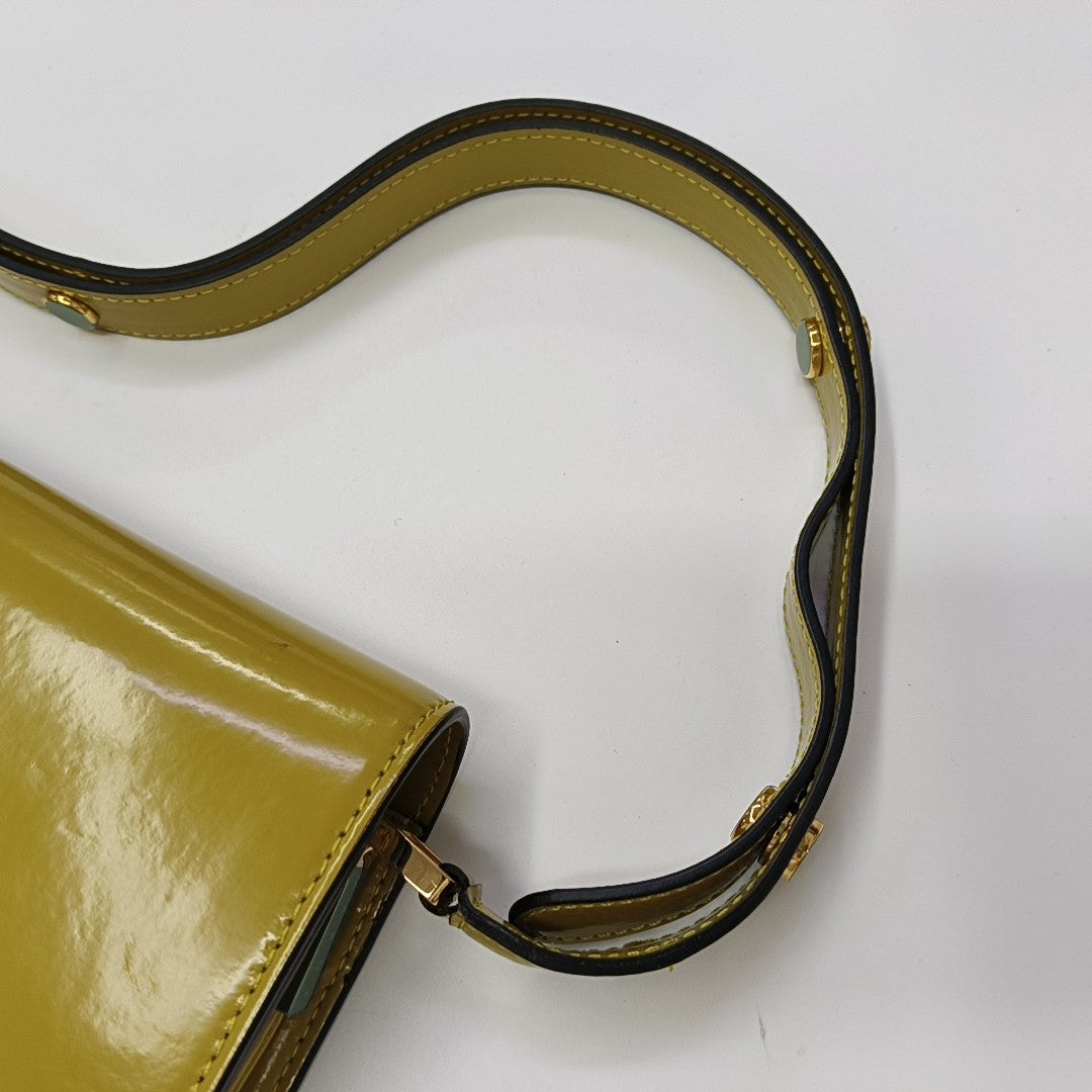 Calfskin Shoulder Bag Yellow